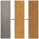 vidaXL Boîte de dépôt de colis Rouillé 44.5 x 29 x 110.5 cm