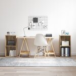 vidaXL Ensemble meuble TV 2 Pièces Chêne artisanal Bois d'ingénierie