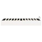 vidaXL Cadre de lit ottoman avec rangement Blanc 120 x 200 cm
