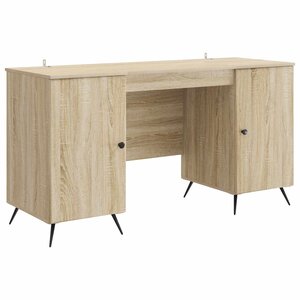 vidaXL Bureau Chêne Sonoma 142 5 x 50 x 75 cm Bois d'ingénierie