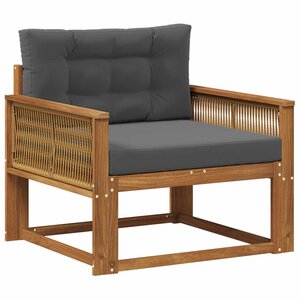 vidaXL Sofa de milieu extérieur Naturel
