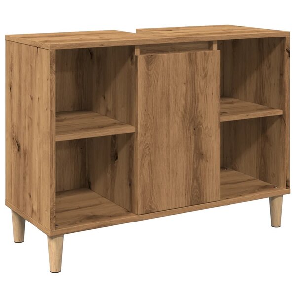 vidaXL Armoire de salle de bain chêne artisanal bois d'ingénierie