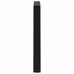 vidaXL Pieds de table à manger en forme de V 2 pièces Noir 90 x (72-73 3) cm Acier
