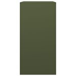 vidaXL Portant de bois de chauffage vert 60x40x80 cm acier