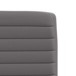 vidaXL Chaises à manger lot de 2 gris similicuir