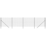 vidaXL Clôture en treillis métallique anthracite 2x10 m