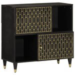 vidaXL Armoire latérale 80x33x75 cm bois massif de manguier