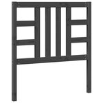 vidaXL Tête de lit Gris 96x4x100 cm Bois massif de pin