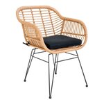 2 Fauteuils en polyrotin TRIESTE