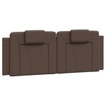 vidaXL Cadre de lit Viana sans matelas marron 140x190 cm similicuir