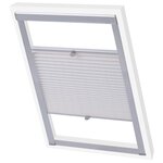 vidaXL Store plissé Blanc M08/308
