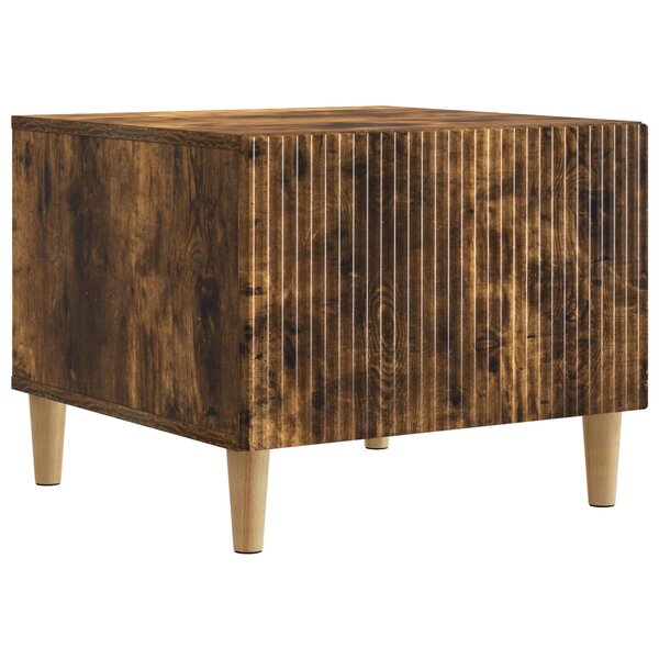vidaXL Table basse Chêne fumé 49 x 50 x 40 cm Bois d'ingénierie