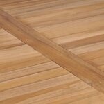 vidaXL Ensemble à manger d'extérieur 5Pièces Bois solide de teck
