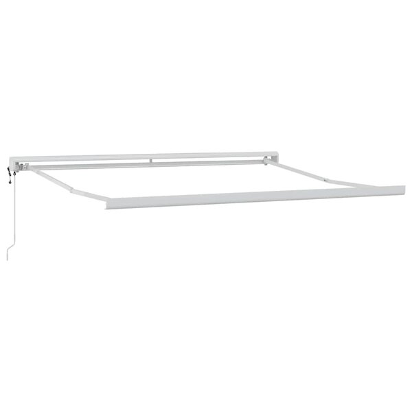 Auvent Blanc 3 5 x 2 5 m Métal