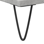 vidaXL Armoire de salle de bain gris béton 30x30x190 cm