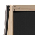 vidaXL Tête de lit capitonnée Taupe 150 cm Pin massif