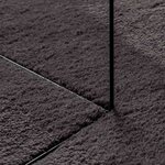vidaXL Tapis Anthracite 80 x 150 cm Polyester
