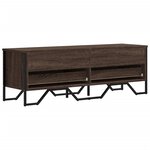 vidaXL Meuble TV chêne marron 122x34x41 cm bois d'ingénierie