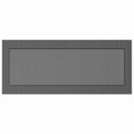 vidaXL Tapis d'extérieur Chevron ARAKIL Noir et gris 600 x 250 cm