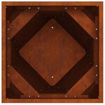 vidaXL Jardinière 2 Pièces Rouillé 30 x 30 x 75 cm