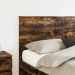 vidaXL Tête de lit Chêne fumé 160 cm Bois d'ingénierie