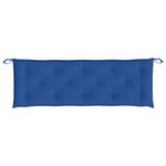 vidaXL Coussin de banc de jardin bleu royal 150x50x7 cm tissu oxford