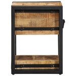 vidaXL Tables de nuit 2 Pièces 40x40x40 cm Bois de manguier massif