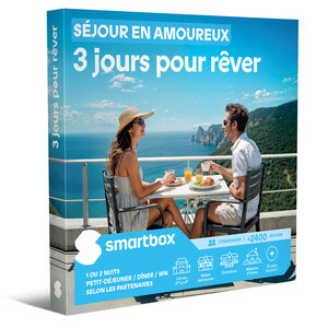 SMARTBOX - Coffret Cadeau Séjour en amoureux - 3 jours pour rêver -  Séjour