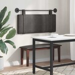 vidaXL Tête de lit suspendue Noir PU antique