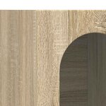 vidaXL Buffet Chêne Sonoma 59 x 35 x 100 5 cm Bois d'ingénierie