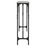 vidaXL Table console sonoma gris 180x23x75 cm bois d'ingénierie