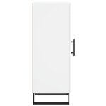 vidaXL Buffet blanc 34 5x34x90 cm bois d'ingénierie