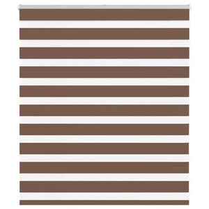 vidaXL Store zèbre marron 125x100cm largeur du tissu 120 9cm polyester