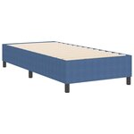 vidaXL Cadre de lit plateforme Bleu 90 x 200 cm tissu