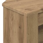 vidaXL MeubleTVd'Angle Bois Ancien 102 x 40 5 x 45 cm