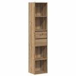 vidaXL Bibliothèque chêne artisanal 36x30x171 cm bois d'ingénierie