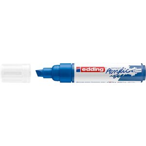 Marqueur acrylique large 5000 bleu gentiane 5-10 mm x 5 EDDING