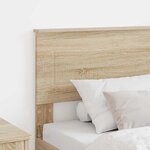 vidaXL Tête de lit Chêne Sonoma 80 cm Bois d'ingénierie