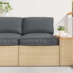 vidaXL Set de coussins de palette 2 Pièces Anthracite Tissu Oxford