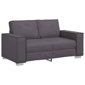 vidaXL Fauteuil canapé Gris 160 x 78 x 84 cm Cuir artificiel