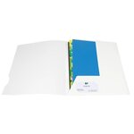 EXACOMPTA Boite 20 chemises 2 rabats carte 250g CHROMOLUX.aspect brillant