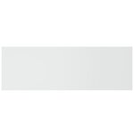 vidaXL Tête de lit murale Blanc 240x1 5x80 cm Bois d'ingénierie