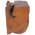 vidaXL Tabouret Bois de teck massif