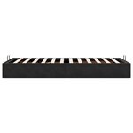 vidaXL Cadre de lit ottoman sans matelas noir 100x200 cm velours