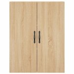 vidaXL Buffet haut Chêne sonoma 69 5x34x180 cm Bois d'ingénierie