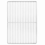 vidaXL Grille de barbecue 47 x 32 5 cm Acier inoxydable Argenté