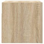 vidaXL Meubles TV muraux 4 Pièces Chêne sonoma 30 5x30x30 cm
