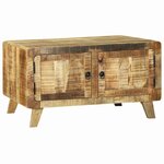 vidaXL Table basse Marron 80 x 54 x 45 cm Bois de mangue massif