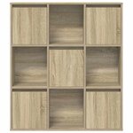 vidaXL Bibliothèque chêne sonoma 89x24x101 5 cm bois d'ingénierie