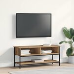 vidaXL Meuble TV chêne artisanal 100 x 35 x 45 cm Bois d'ingénierie